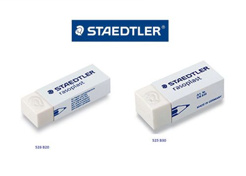 STAEDTLER ® ERASER RASOPLAST 526 B20 (x3 pcs) &amp; 526 B30 (x3 pcs)