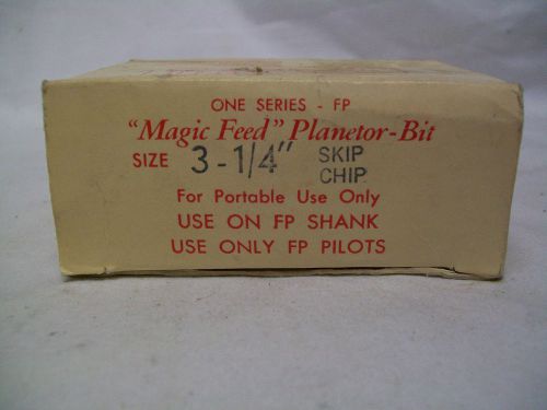 3-1/4&#034; Magic Feed Planetor-Bit For Use On FP Shank and FP Pilots w/ 2 Skip Chips