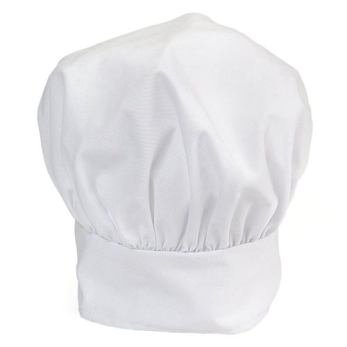 Winco CH-13WH Chef Hat, 13 in., Velcro Closure, White