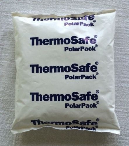 10 ThermoSafe Polar Pack Gel Ice Packs 61/2&#034; X 51/2&#034; Reusable Camping Cooler Dry