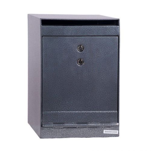 Dual key home security keyed jewelry gun money cash drop  box depository safe for sale