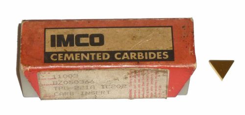 10 IMCO TPG-221A (IC202) CARBIDE INSERTS