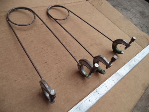 Set of 2 Pony No.227 C-Clamp Devices, Approx 5/8&#034; Opening