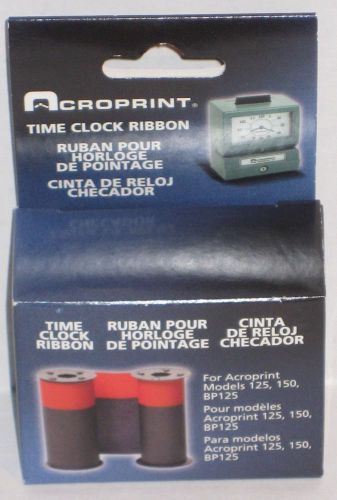 Acroprint 20-0106-002 Time Clock Ribbon Two Color Red / Blue NEW