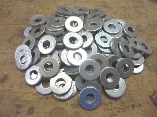 120 - 5/16&#034; ID x 3/4&#034; plated steel washers