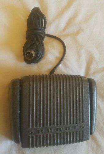 Grundig Dictation 4 Pin Connector Foot Pedal DeJ625 Stenorette Made in Germany