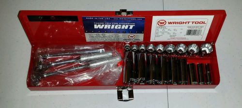 Wright tool #338 3/8 drive sae 12pt socket set for sale