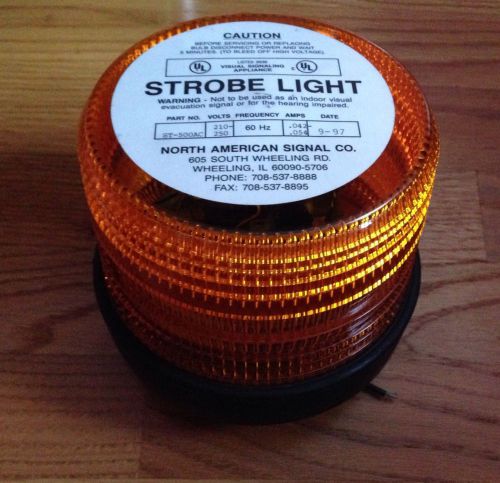 North American  Signal Company Strobe Light ST-500AC, New