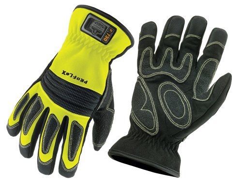 Ergodyne proflex? 730 fire &amp; rescue performance gloves, lime, medium for sale
