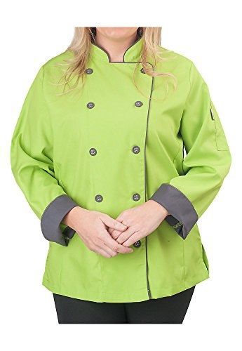 KNG Womens Long Sleeve Active Chef Coat