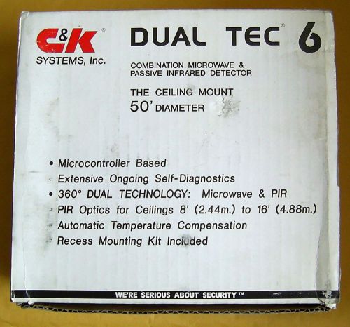 C&amp;K SYSTEMS-MICROWAVE/PASSIVE INFRARED DETECTOR #6360STC for Security Systems