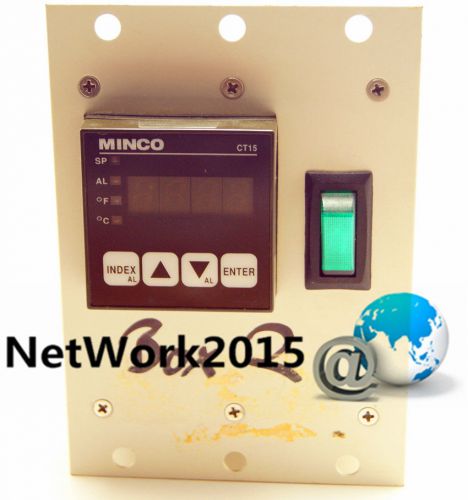 Minco ct15 temperature controller w/ case, transformer &amp; switch for rtd heater for sale