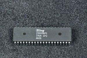 3 x ZILOG Z80A CPU Microcontroller Central processing unit - 40-Pin Dip Z8400APS