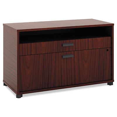 Manage Series File Center, Laminate, 36w x 16d x 22h, Chestnut, Sold as 1 Each