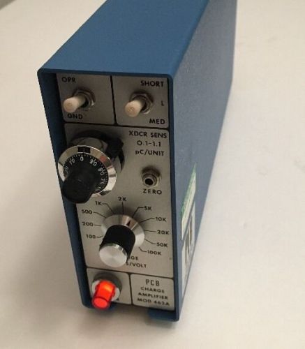 PCB Charge Amplifier Model 462A W/ 180khz LP Filter With Case