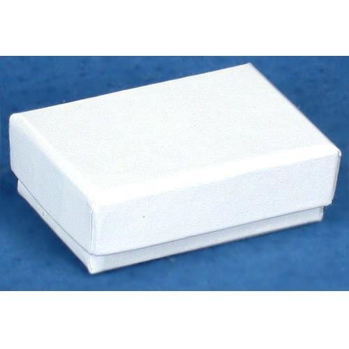 40 white cotton filled jewelry craft gift boxes 3x2 for sale