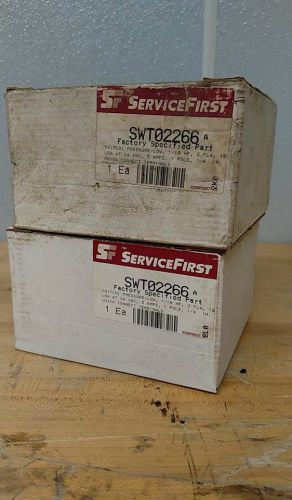 New SF Service First SWT02266 Low Pressure Switch 1/10 HP, 3 FLA, 5 Amps, 1 Pole