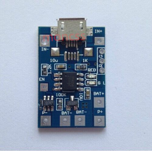 10pcs 5v micro usb 1a 18650 lithium battery charging board charger +protection for sale