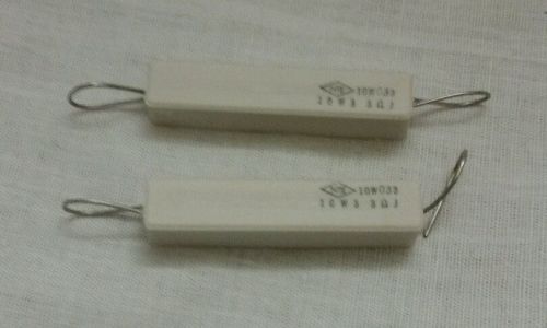 NTE 33 ohm 10W resistors 2 each resistor old new stock