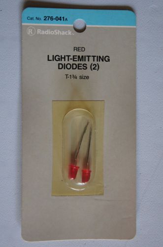 RadioShack Archer Red Light Emitting Diodes 2 Pack 276-041A - Original Package