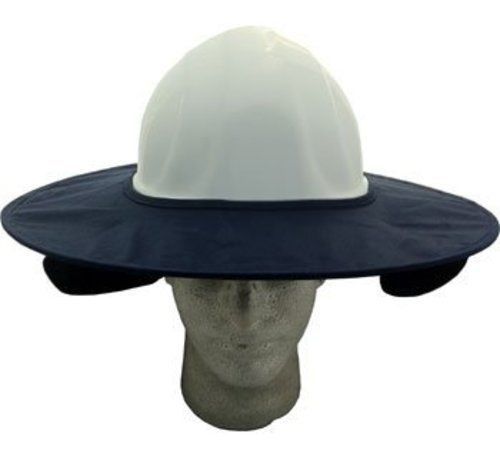 New hard hat shade hhs401 stow away style, cotton, navy blue, one size for sale