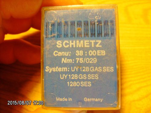 79 pc SCHMETZ sewing machine needles UY 128 GAS SES  NM 75/029