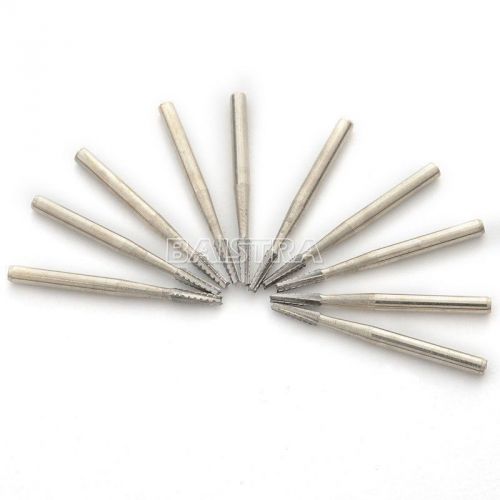 New10 pcs dental tungsten steel drills/burs fg-701 for high speed handpieces for sale