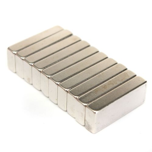10pcs N52 25x10x5mm Rectangular Block Magnets Strong Rare Earth Neodymium Magnet