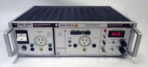 Schaffner nsg 200e main frame w/ nsg 222a interference simulator for sale