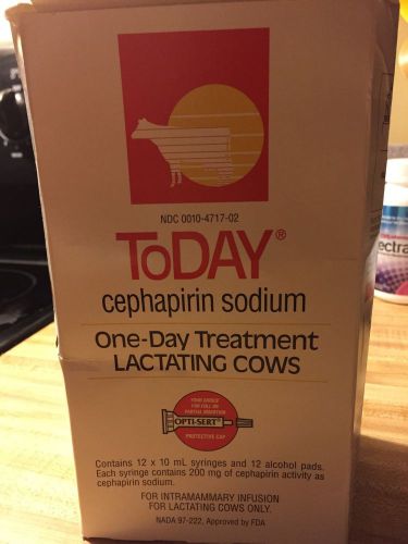 Today (cephapirin sodium) Mastitis Treatment $5
