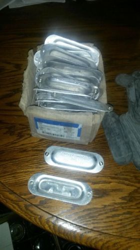 Crouse hinds 290 conduit body cover, size 3/4 inch, qty of 50 with gaskets for sale
