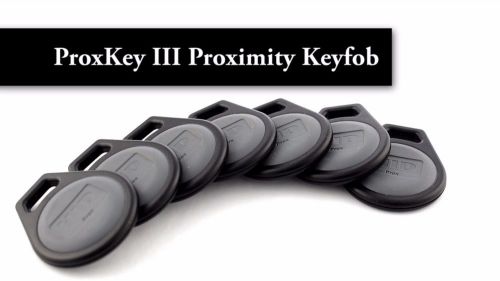 50 Pcs. HID 1346LNSMN 1346 ProxKey III Keyfob Proximity Prox Key Tag Fob 26 Bit