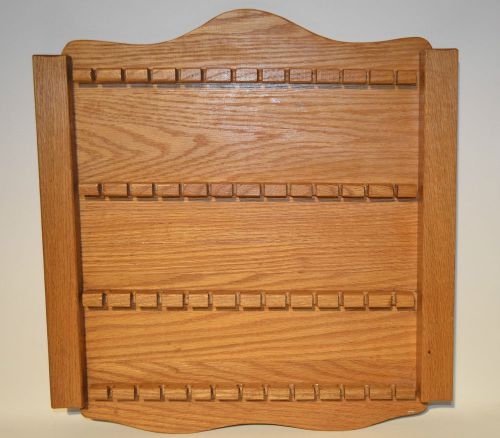 Handcrafted Wood Spoon Rack Display Wall Rack Spoon Collection 36 Spoons