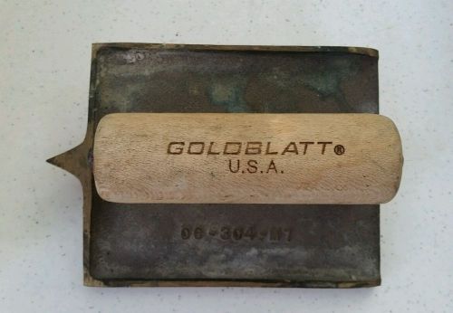 Goldblatt u.s.a 06-302-m7 bronze groover 4 1/2 x 5 1/2 cement tool for sale