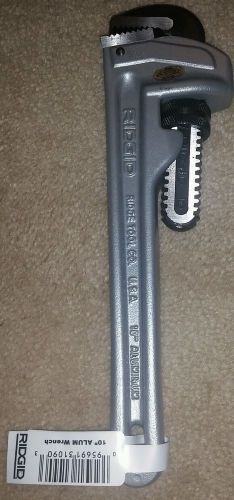 Ridgid 31090 10&#034; Aluminum Straight Pipe Wrench - Model 810