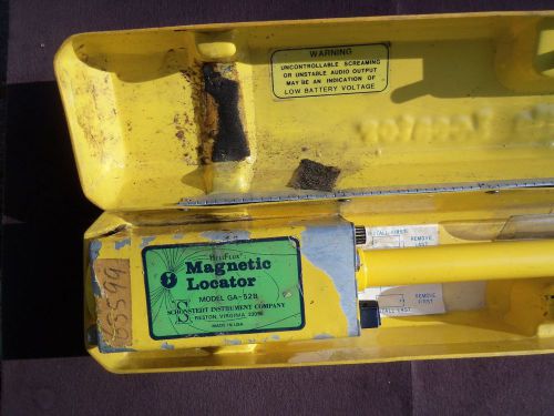 Schonstedt Instrument Company Model GA-52B Magnetic Locator Surveying w/Booklet