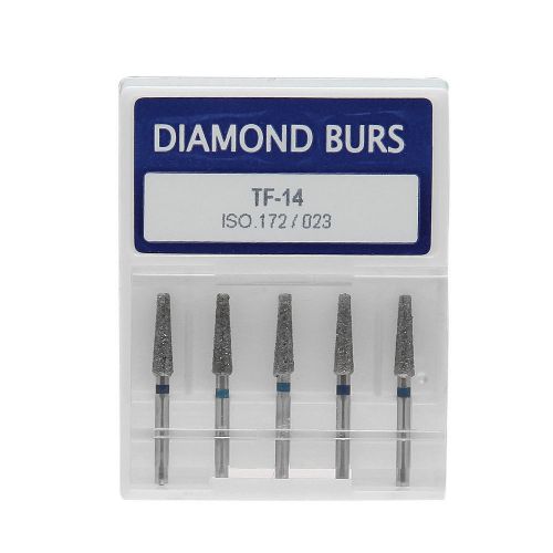 35 pcs dental diamond burs for high speed handpiece medium fg 1.6mm tf-14 for sale