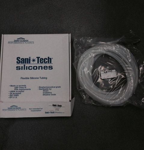50 feet Sani-Tech STHT-C Silicone Tubing, .375 in. (ID) x .125 (Wall)