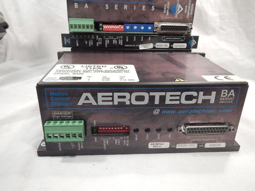 AEROTECH BA20 Servo Amplifiers 80-320VAC, 0-400hz 7.1A 3 Phase