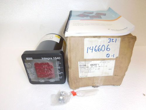 Tyco crompton integra 1540 digital power quality monitor, 480v, 4-wire rs485 new for sale
