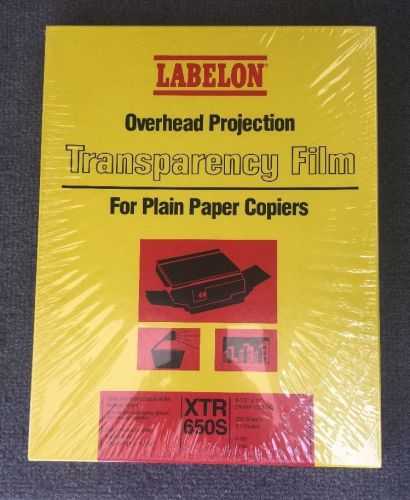 Labelon XRS-650S Overhead Projection Transparency Film 100 sheets