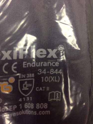 12 pair maxiflex® endurancetm 34-844 nitrile grip gloves size xl (1 dozen) for sale