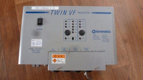 Shinko C8-3VFT-2, TWIN VF Regulator, Input 200VAC  *nice condition*