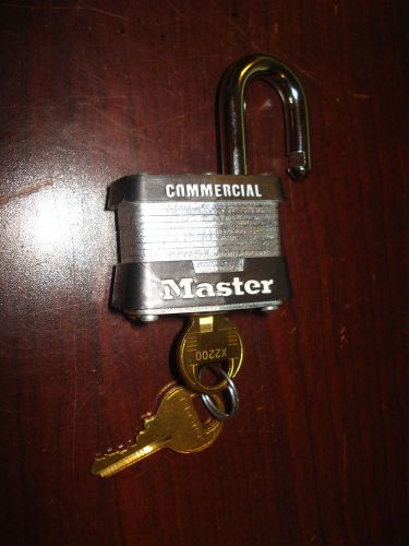 Masterlock Padlocks Keyed Alike 4 Pin Tumbler 1KA-X2200 QTY 6 |LG4| RL
