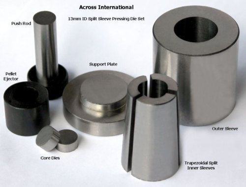 13mm ID Easy-Retrieve Steel Pellet Press Tablet Mill Dry Pressing Die Set Mold