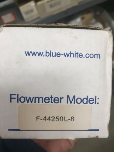 Blue-White Flowmeter model F44250L-6
