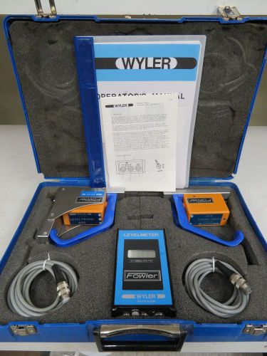 Fowler Wyler A40 Levelmeter Dual Head Electronic Level Surface Plate Calibrator