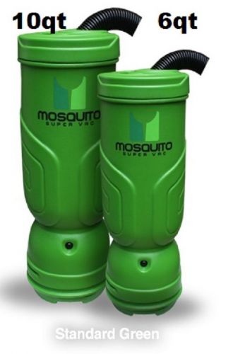 Mosquito Super HEPA 6 Quart Backpack Vacuum with Standard Tool Kit  Green
