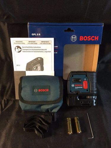 Bosch 5-Point Self-Leveling Alignment Laser - Model GPL 5 R *Free Shipping