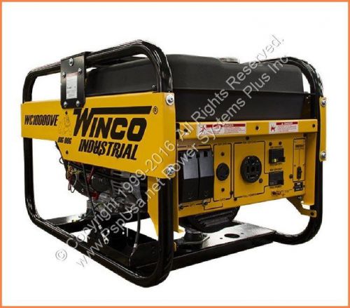 Winco industrial series wc10000ve portable generator 10000 watt gas 120v 240v for sale